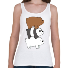 PRINTFASHION barebears - Női atléta - Fehér