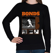PRINTFASHION Barry Bonds - baseball - Női pulóver - Fekete női pulóver, kardigán