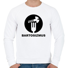 PRINTFASHION Bartosizmus - fekete - Férfi pulóver - Fehér férfi pulóver, kardigán
