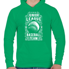 PRINTFASHION Baseball csapat - Férfi kapucnis pulóver - Zöld