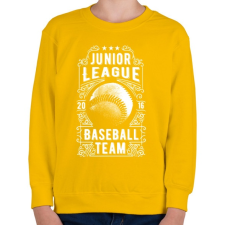 PRINTFASHION Baseball csapat - Gyerek pulóver - Sárga gyerek pulóver, kardigán