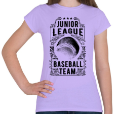 PRINTFASHION Baseball csapat  - Női póló - Viola női póló