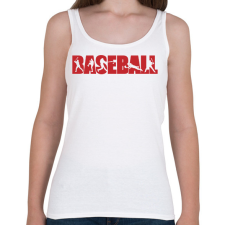 PRINTFASHION Baseball - Női atléta - Fehér női trikó