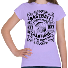 PRINTFASHION Baseball szuper liga  - Női póló - Viola női póló