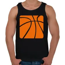 PRINTFASHION Basketball - Férfi atléta - Fekete atléta, trikó