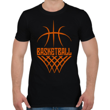 PRINTFASHION BASKETBALL - Férfi póló - Fekete férfi póló