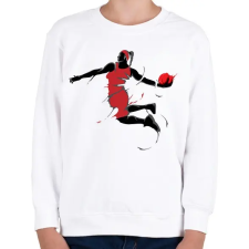 PRINTFASHION Basketball girls  - Gyerek pulóver - Fehér gyerek pulóver, kardigán