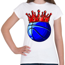 PRINTFASHION Basketball King - Női póló - Fehér