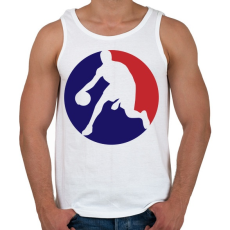 PRINTFASHION Basketball Player - Férfi atléta - Fehér