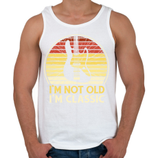 PRINTFASHION Basszusgitáros - Férfi atléta - Fehér