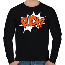 PRINTFASHION Basztikuli - Férfi pulóver - Fekete