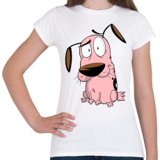 PRINTFASHION Bátor a gyáva kutya - Női póló - Fehér