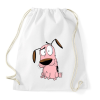 PRINTFASHION Bátor a gyáva kutya - Sportzsák, Tornazsák - Fehér