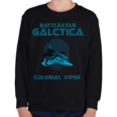PRINTFASHION BATTLESTARGALACTICA-VIPER - Gyerek pulóver - Fekete