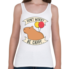 PRINTFASHION Be cappy - Női atléta - Fehér