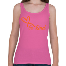 PRINTFASHION Be kind - Női atléta - Rózsaszín
