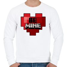 PRINTFASHION Be Mine - Férfi pulóver - Fehér férfi pulóver, kardigán