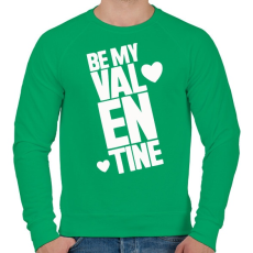 PRINTFASHION Be mine! - Férfi pulóver - Zöld