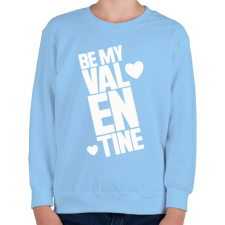 PRINTFASHION Be mine! - Gyerek pulóver - Világoskék gyerek pulóver, kardigán