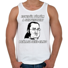 PRINTFASHION Beállsz Seed-elni? - Férfi atléta - Fehér atléta, trikó