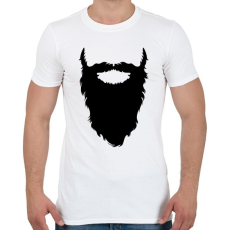 PRINTFASHION Beard - Férfi póló - Fehér