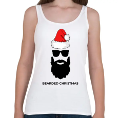 PRINTFASHION BEARDED CHRISTMAS - Női atléta - Fehér
