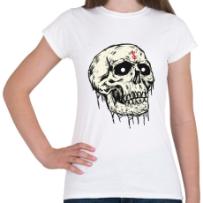 PRINTFASHION Beast Design Skull - Női póló - Fehér