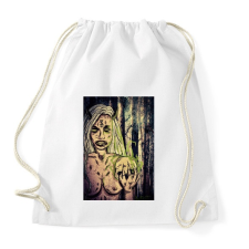 PRINTFASHION Beast Design Witch Bitch - Sportzsák, Tornazsák - Fehér tornazsák
