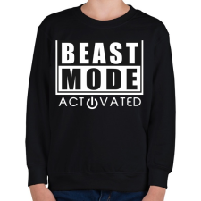 PRINTFASHION BEAST MODE - Gyerek pulóver - Fekete gyerek pulóver, kardigán