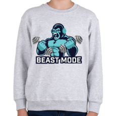 PRINTFASHION BEAST MODE - Gyerek pulóver - Sport szürke