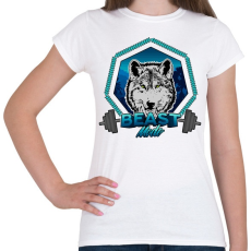 PRINTFASHION Beast Mode - Női póló - Fehér