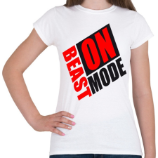 PRINTFASHION Beast mode ON! - Női póló - Fehér női póló
