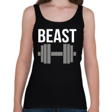 PRINTFASHION BEAST - Női atléta - Fekete női trikó