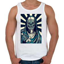 PRINTFASHION BeastDesign - Férfi atléta - Fehér atléta, trikó