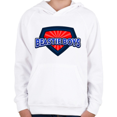 PRINTFASHION BEASTIE BOYS - Gyerek kapucnis pulóver - Fehér