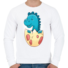 PRINTFASHION Bébi dínó - Férfi pulóver - Fehér női pulóver, kardigán