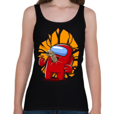 PRINTFASHION Bébi születik - Női atléta - Fekete