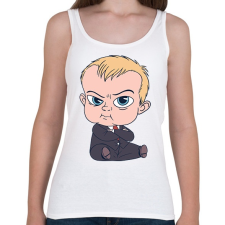 PRINTFASHION Bébi Úr - Női atléta - Fehér női trikó