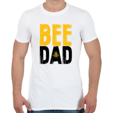PRINTFASHION Bee Dad - Férfi póló - Fehér