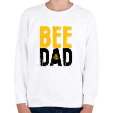 PRINTFASHION Bee Dad - Gyerek pulóver - Fehér gyerek pulóver, kardigán