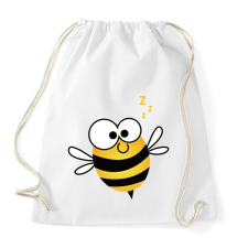 PRINTFASHION bee - Sportzsák, Tornazsák - Fehér tornazsák