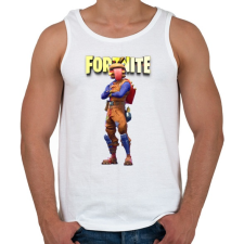 PRINTFASHION Beef Boss Fortnite - Férfi atléta - Fehér atléta, trikó