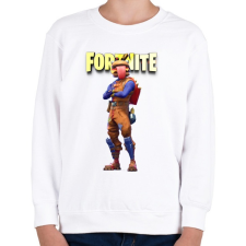 PRINTFASHION Beef Boss Fortnite - Gyerek pulóver - Fehér gyerek pulóver, kardigán