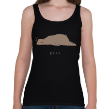 PRINTFASHION beer - Női atléta - Fekete női trikó