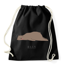 PRINTFASHION beer - Sportzsák, Tornazsák - Fekete tornazsák