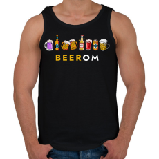 PRINTFASHION BEEROM - Bírom! VICCES SÖRÖS AJÁNDÉK ÖTLET - Férfi atléta - Fekete