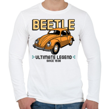 PRINTFASHION BEETLE LEGEND - Férfi hosszú ujjú póló - Fehér férfi póló