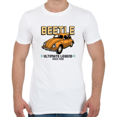 PRINTFASHION BEETLE LEGEND - Férfi póló - Fehér