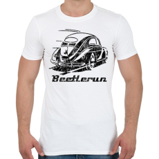 PRINTFASHION Beetle run eroded - Férfi póló - Fehér