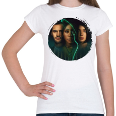 PRINTFASHION Behind her eyes - Női póló - Fehér